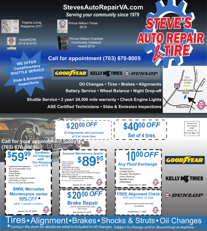 automotive repair specials